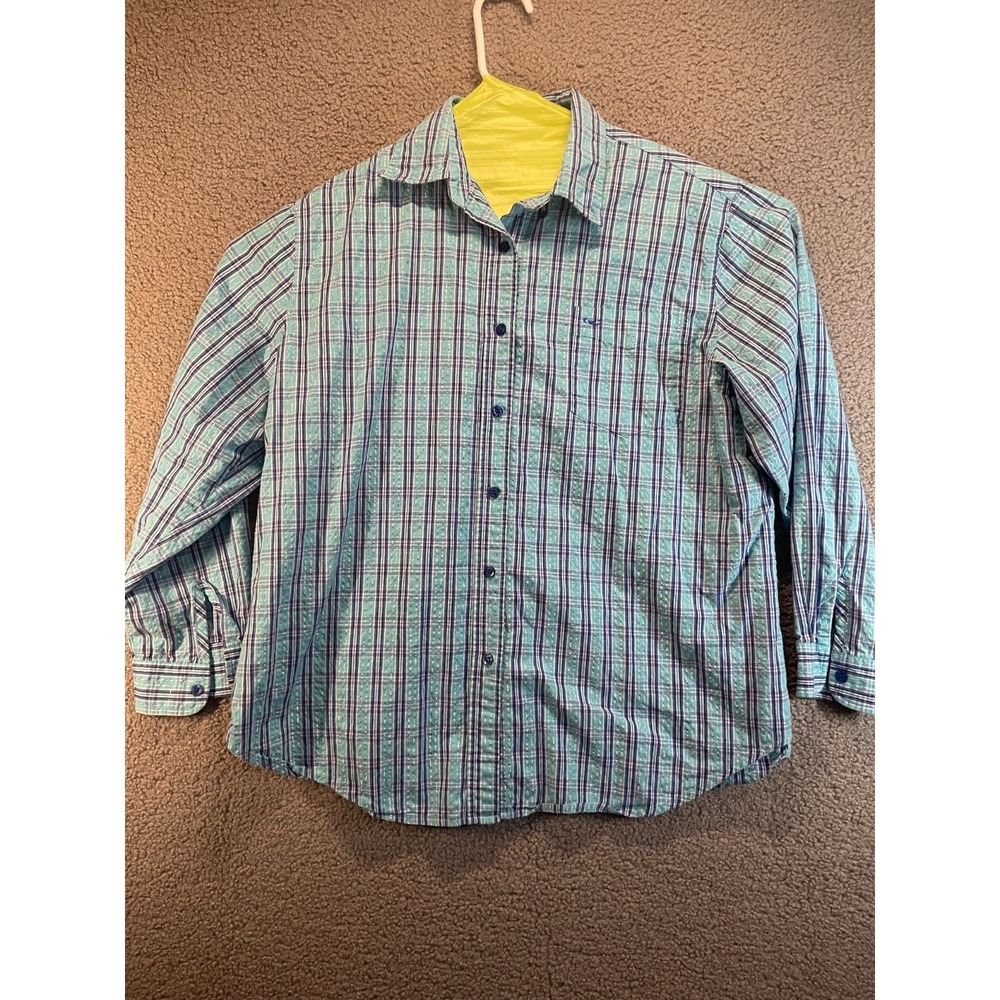 Roper Shirt Womens 1X   Long Sleeve Button‎ Western